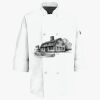 Button Chef Coat with Thermometer Pocket Thumbnail