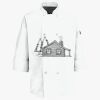 Button Chef Coat with Thermometer Pocket Thumbnail