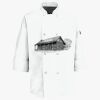 Button Chef Coat with Thermometer Pocket Thumbnail