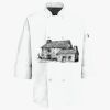 Button Chef Coat with Thermometer Pocket Thumbnail