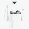 Button Chef Coat with Thermometer Pocket Thumbnail