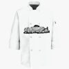 Button Chef Coat with Thermometer Pocket Thumbnail