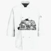 Button Chef Coat with Thermometer Pocket Thumbnail