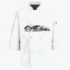 Button Chef Coat with Thermometer Pocket Thumbnail