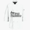 Button Chef Coat with Thermometer Pocket Thumbnail