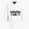 Button Chef Coat with Thermometer Pocket Thumbnail