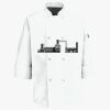 Button Chef Coat with Thermometer Pocket Thumbnail