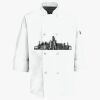 Button Chef Coat with Thermometer Pocket Thumbnail