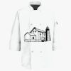 Button Chef Coat with Thermometer Pocket Thumbnail