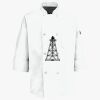 Button Chef Coat with Thermometer Pocket Thumbnail