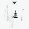Button Chef Coat with Thermometer Pocket Thumbnail