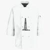 Button Chef Coat with Thermometer Pocket Thumbnail