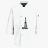 Button Chef Coat with Thermometer Pocket Thumbnail
