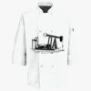 Button Chef Coat with Thermometer Pocket Thumbnail