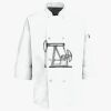 Button Chef Coat with Thermometer Pocket Thumbnail