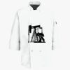 Button Chef Coat with Thermometer Pocket Thumbnail