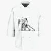 Button Chef Coat with Thermometer Pocket Thumbnail