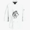 Button Chef Coat with Thermometer Pocket Thumbnail