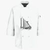 Button Chef Coat with Thermometer Pocket Thumbnail