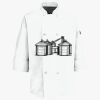 Button Chef Coat with Thermometer Pocket Thumbnail