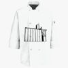 Button Chef Coat with Thermometer Pocket Thumbnail