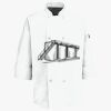 Button Chef Coat with Thermometer Pocket Thumbnail