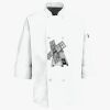 Button Chef Coat with Thermometer Pocket Thumbnail