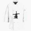 Button Chef Coat with Thermometer Pocket Thumbnail