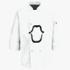 Button Chef Coat with Thermometer Pocket Thumbnail
