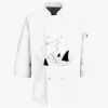 Button Chef Coat with Thermometer Pocket Thumbnail