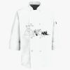 Button Chef Coat with Thermometer Pocket Thumbnail