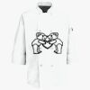 Button Chef Coat with Thermometer Pocket Thumbnail