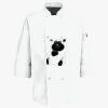 Button Chef Coat with Thermometer Pocket Thumbnail