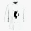 Button Chef Coat with Thermometer Pocket Thumbnail