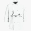 Button Chef Coat with Thermometer Pocket Thumbnail
