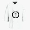 Button Chef Coat with Thermometer Pocket Thumbnail