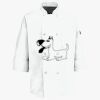 Button Chef Coat with Thermometer Pocket Thumbnail
