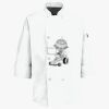 Button Chef Coat with Thermometer Pocket Thumbnail