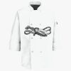Button Chef Coat with Thermometer Pocket Thumbnail