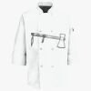 Button Chef Coat with Thermometer Pocket Thumbnail