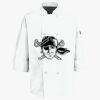 Button Chef Coat with Thermometer Pocket Thumbnail