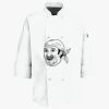 Button Chef Coat with Thermometer Pocket Thumbnail