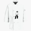 Button Chef Coat with Thermometer Pocket Thumbnail
