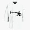 Button Chef Coat with Thermometer Pocket Thumbnail