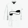 Button Chef Coat with Thermometer Pocket Thumbnail
