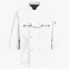Button Chef Coat with Thermometer Pocket Thumbnail