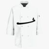 Button Chef Coat with Thermometer Pocket Thumbnail