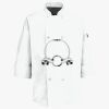Button Chef Coat with Thermometer Pocket Thumbnail