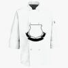 Button Chef Coat with Thermometer Pocket Thumbnail