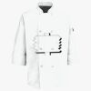 Button Chef Coat with Thermometer Pocket Thumbnail